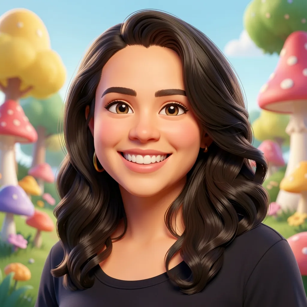La misma invitada como personaje 3D
